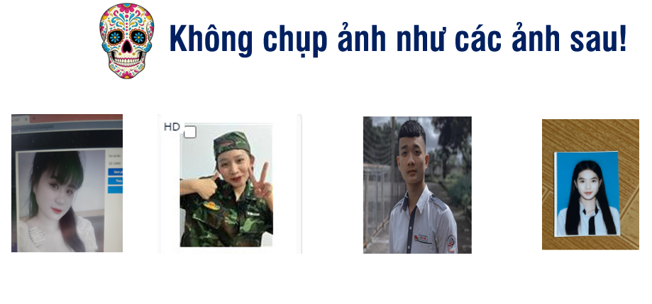 Minh họa lỗi ảnh không phải ảnh thẻ